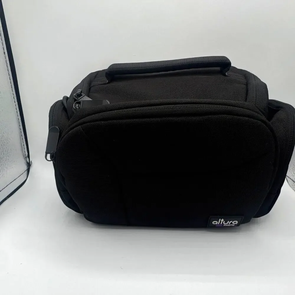 Altura Photo Carry/Shoulder Camera Bag Padded w/ Strap Black/Purple